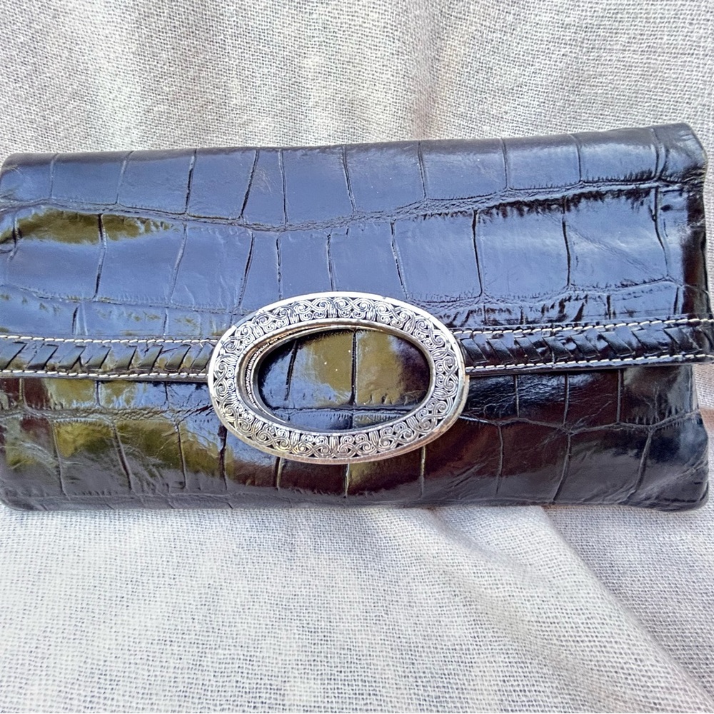 Brighton Black Clutch Sleek and Stylish